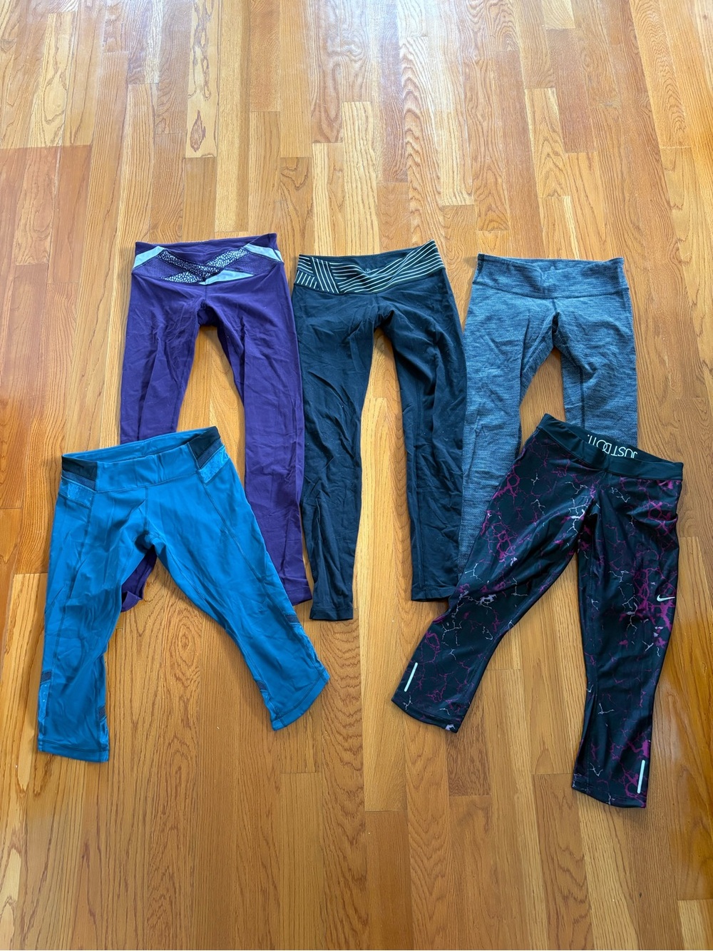 4 Vintage Lululemon Tights + 1 Nike